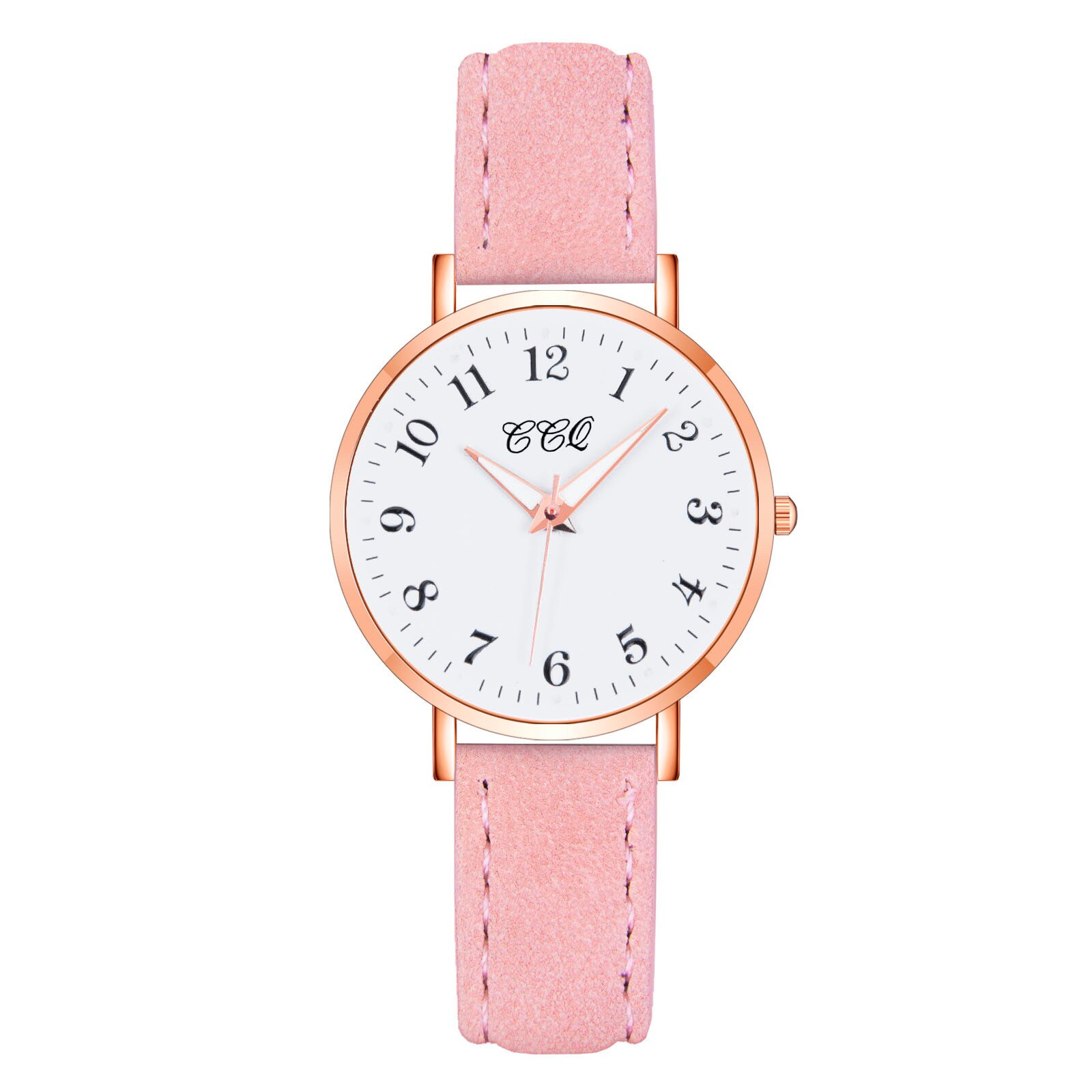 Horloges Vrouwen Mode Horloge Ccq Mode Populaire Dames Casual Quartz Horloge Lederen Band Horloge Luxe