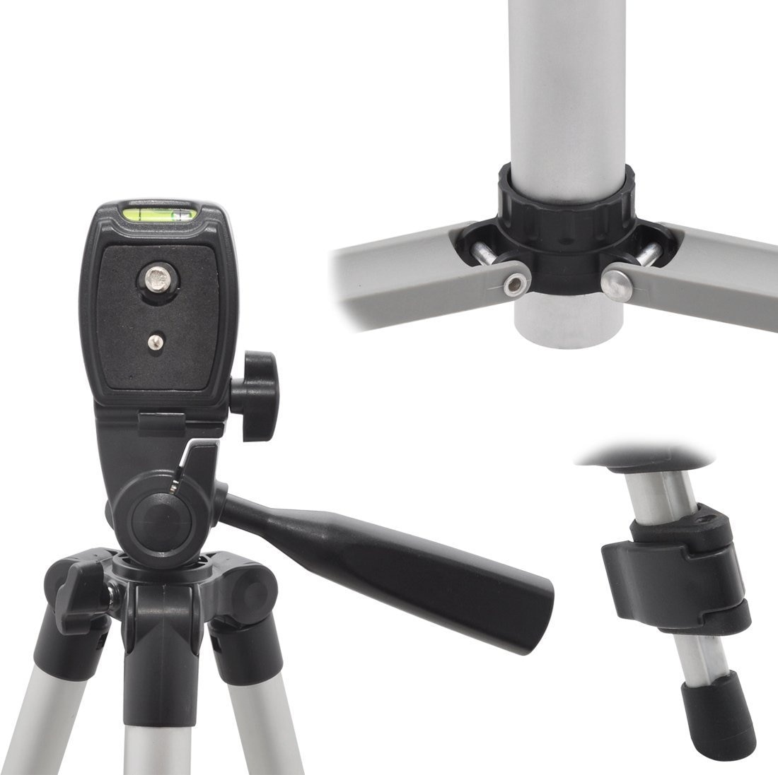 Udvidelig mobil smart telefon digitalkamera stativ stativ holder holder klip sæt til nikon til canon til iphone 6 6s 7
