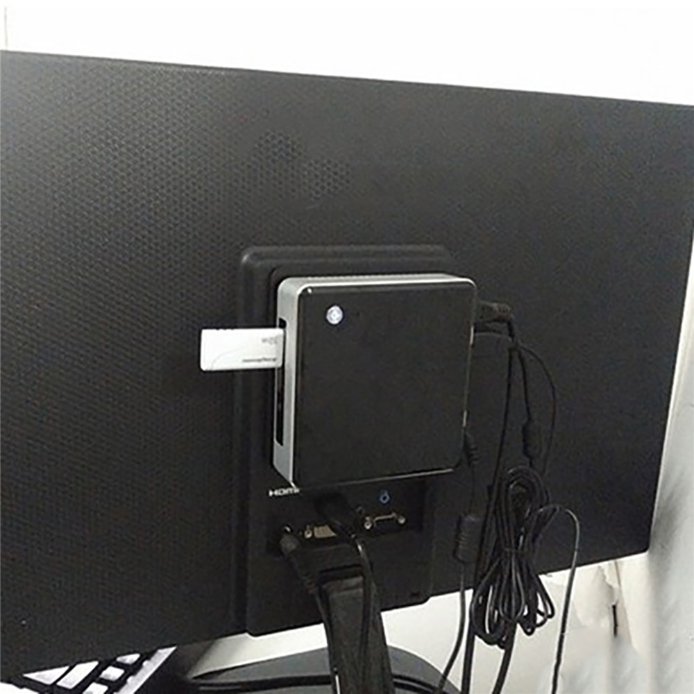Mini-Host Display Back VESA Mounting Mount Bracket Replacement Part for Intel NUC 8 8i3 8i5 8i7 Computer Accessories