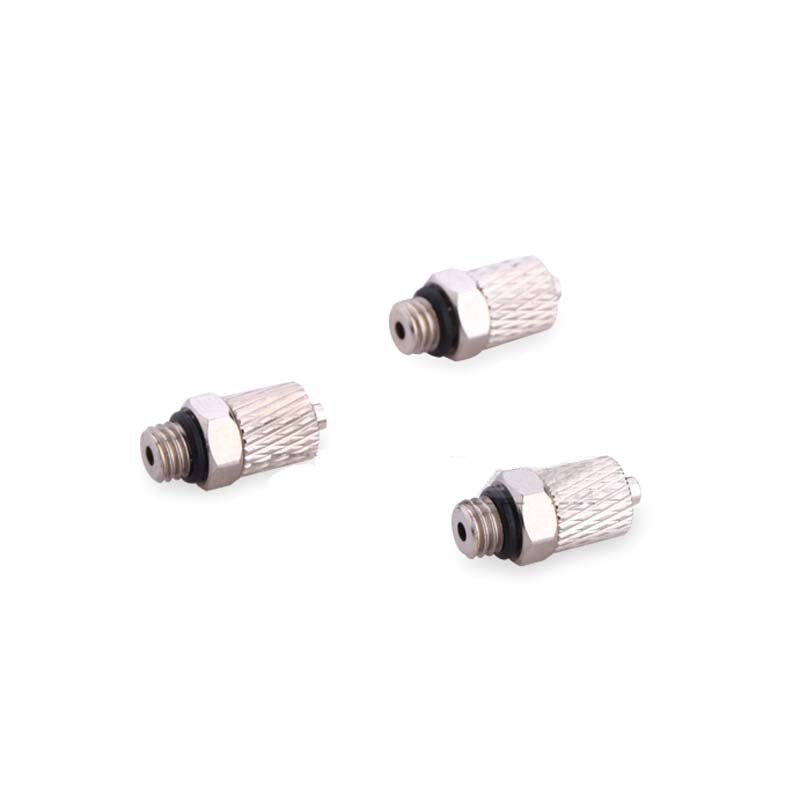 OD 4/6mm Slang Buis M5/M6 Buitendraad Micro Pneumatische Snelle Twist Fittingen Elleboog/Straight door Quick Gezamenlijke Koppeling Connector