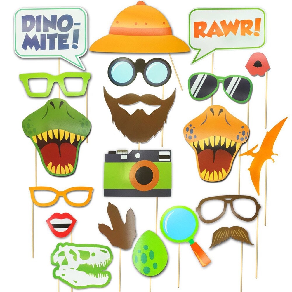 20pcs Photo Booth Props for Kids Children Birthday Party