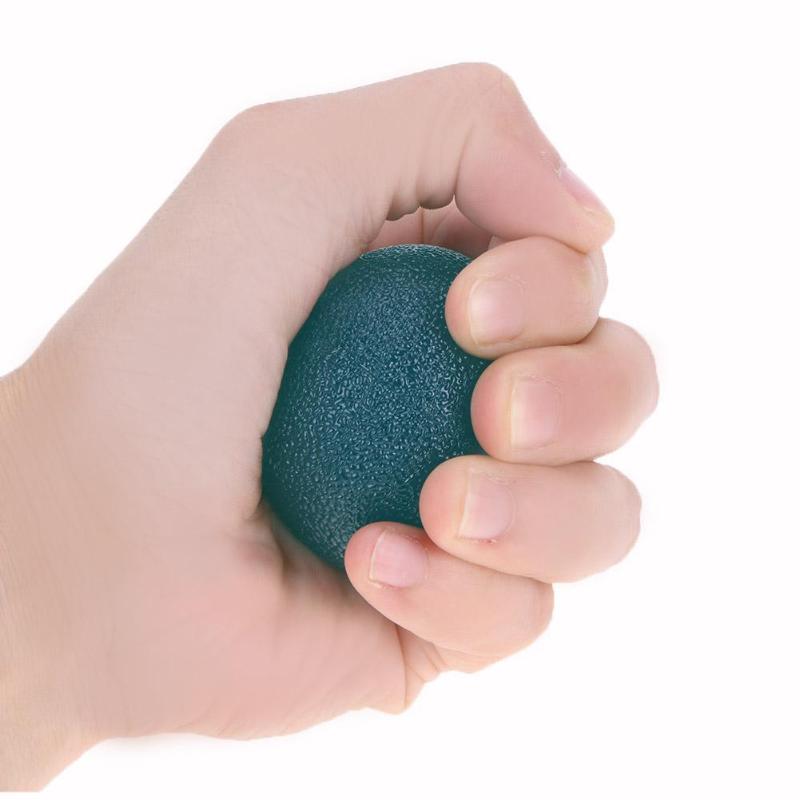Strength Hand Expander Silicone Grip Muscle Power Train Jelly Fitness Finger Exerciser Ball Finger Exercise Equipment 4 Color