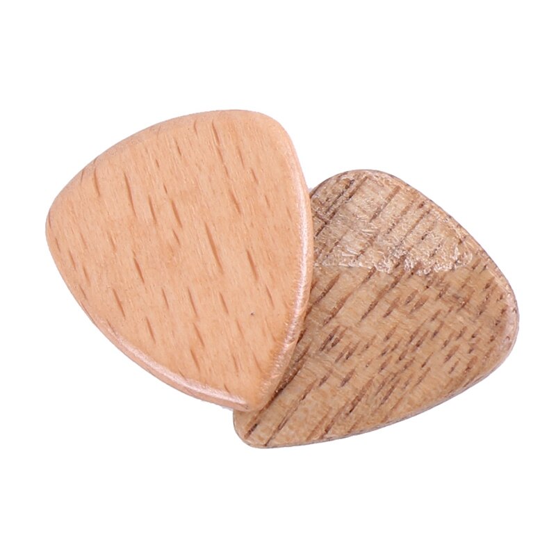6Pcs Solid Wood Guitars Picks Plectrums Picks Finger Guitarra Picks for Musical Instrument Guitar Accessories