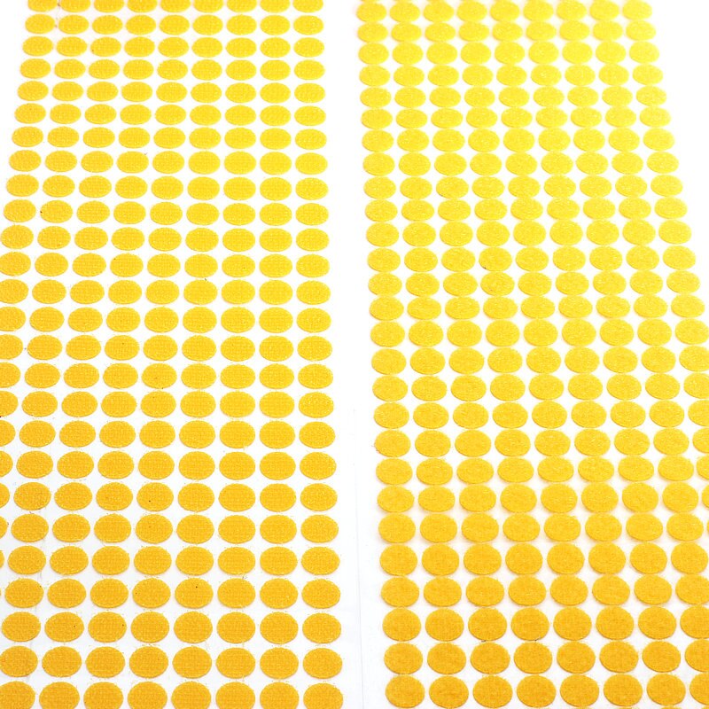 JYMISS DOT Velcro Velcro tape adhesive tape self-adhesive tape small DOTS, tear-pull tape 50Pairs 99Pairs: 10mm Orange 99pairs