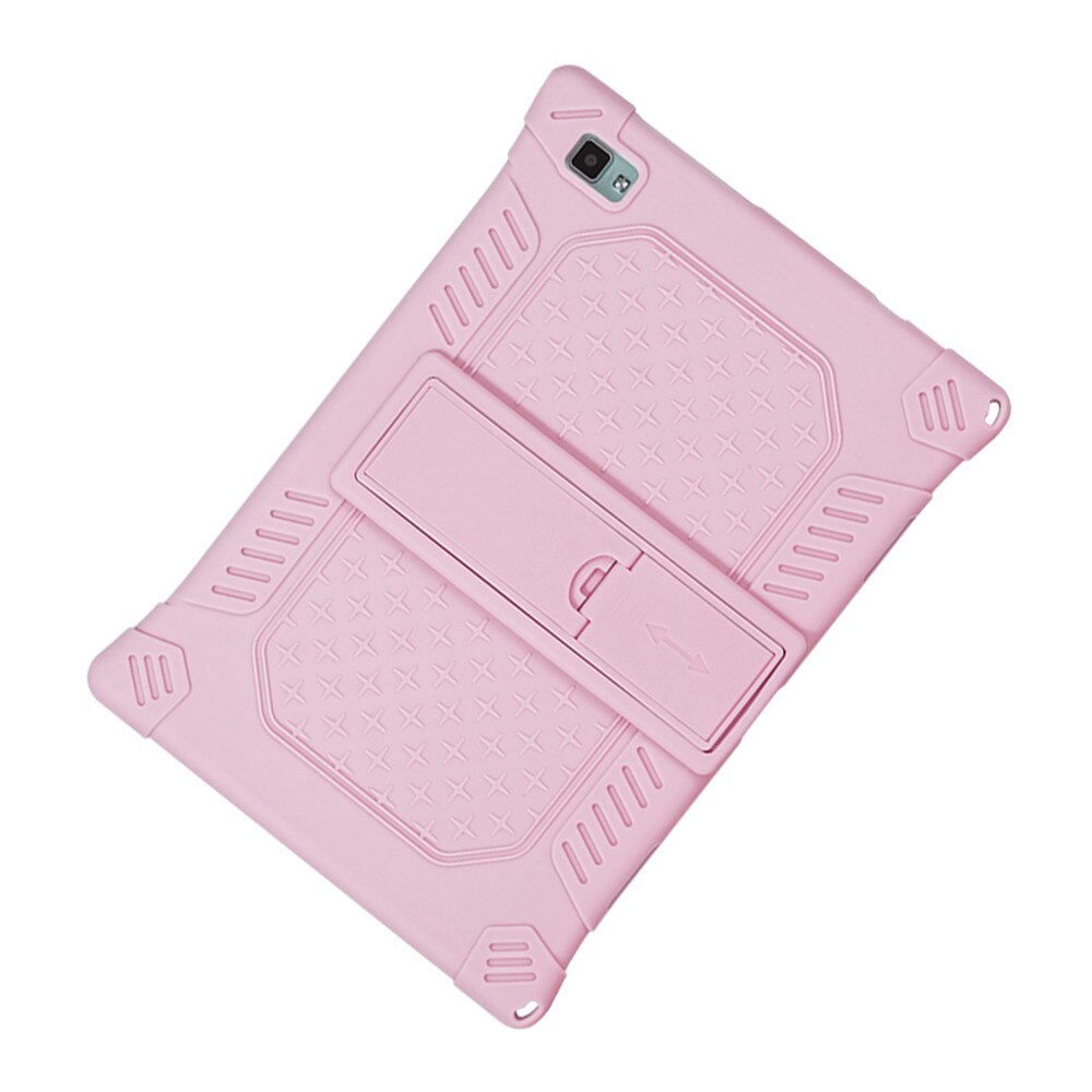 Soft Silicon Case Voor Teclast M40 10.1 Inch Funda Tablet Cover Case Voor Teclast M40 Stand Bescherm Shell: Pink