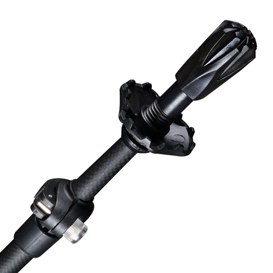 Pioneer – bâton de randonnée ultraléger et pliable en Fiber de carbone, avec poignée en T, pour Sports de plein air, béquille de Camping