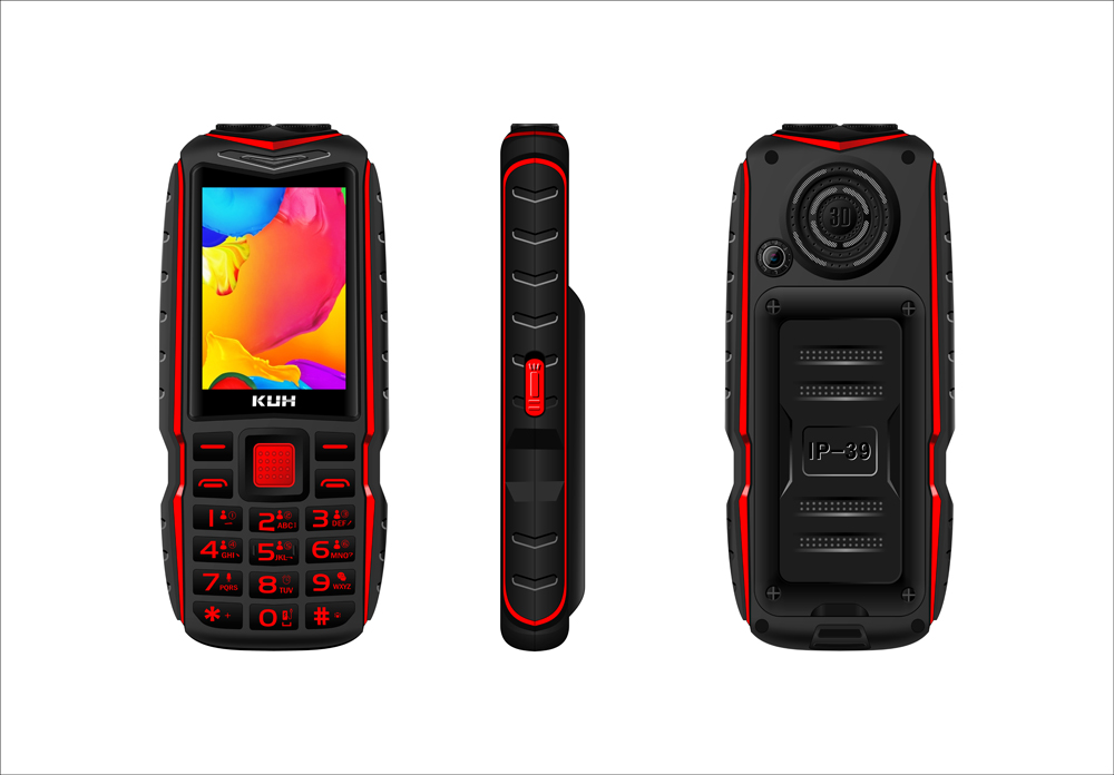 Long Standby Rugged Outdoor Mobile Phone Power Bank Vibration Bluetooth Two Torch Russian Key Shockproof Loud Speaker Big Key