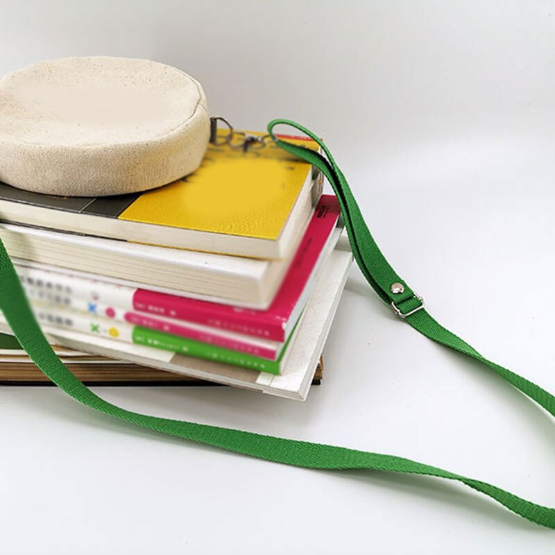 130Cm Canvas Snoep Kleur Tas Band Verstelbare Schouderriem All-Match Klinknagel Versterkte Brede Singels Strap Vervanging Riem