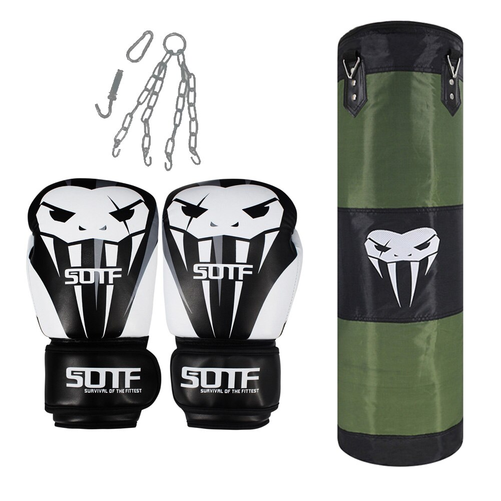Punching Bag Kids Filled MMA Boxing Set Punch Glove Kick Junior Children Fitness Punch Sand Bag Kicking Muay Thai Bag Set