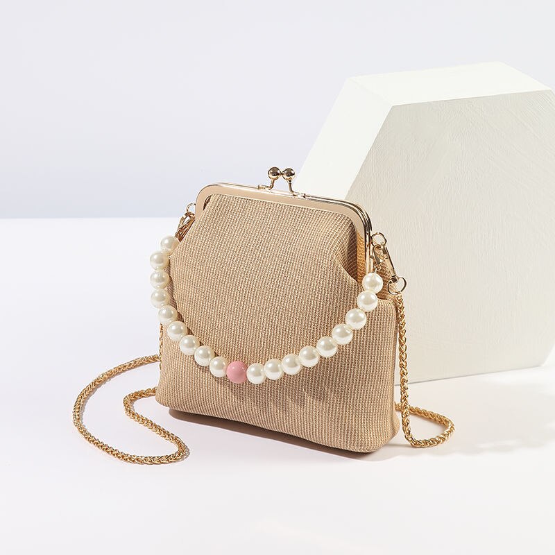 Bolsa tiracolo com fechadura cadeia, bolsa de lona, crossbody de ombro feminina, couro pu vermelho dentro, bolsas femininas, frete grátis