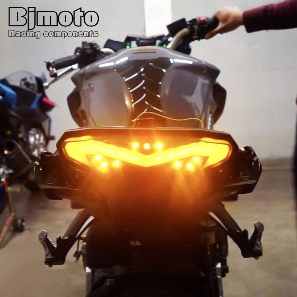 MT9 FZ09 Motorcycle Integrated Tail Light Turn Signals Brake LED Lamp For YAMAHA MT-09 FZ-09 FJ-09 MT-10 FZ-10