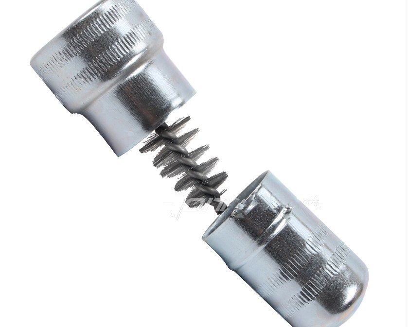 ! limpiador de Terminal de poste de batería de coche cepillo de suciedad y corrosión herramienta de limpieza de mano