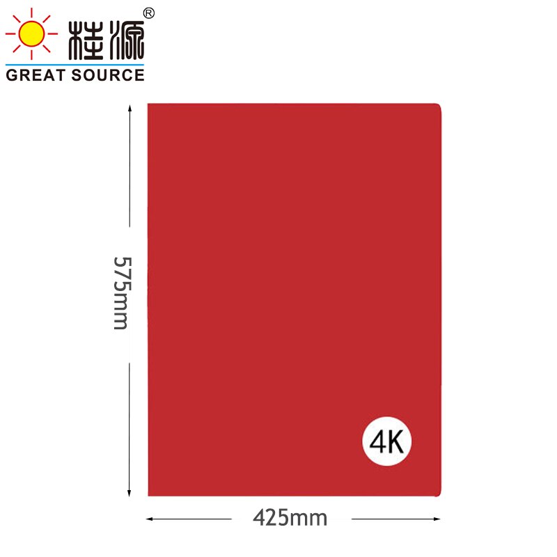 A2 Drawing Presentation Book 30 Transparent Pockets 4K Display Book Fancy Candy Color 575*475mm(22.64"*18.70") (1PC)