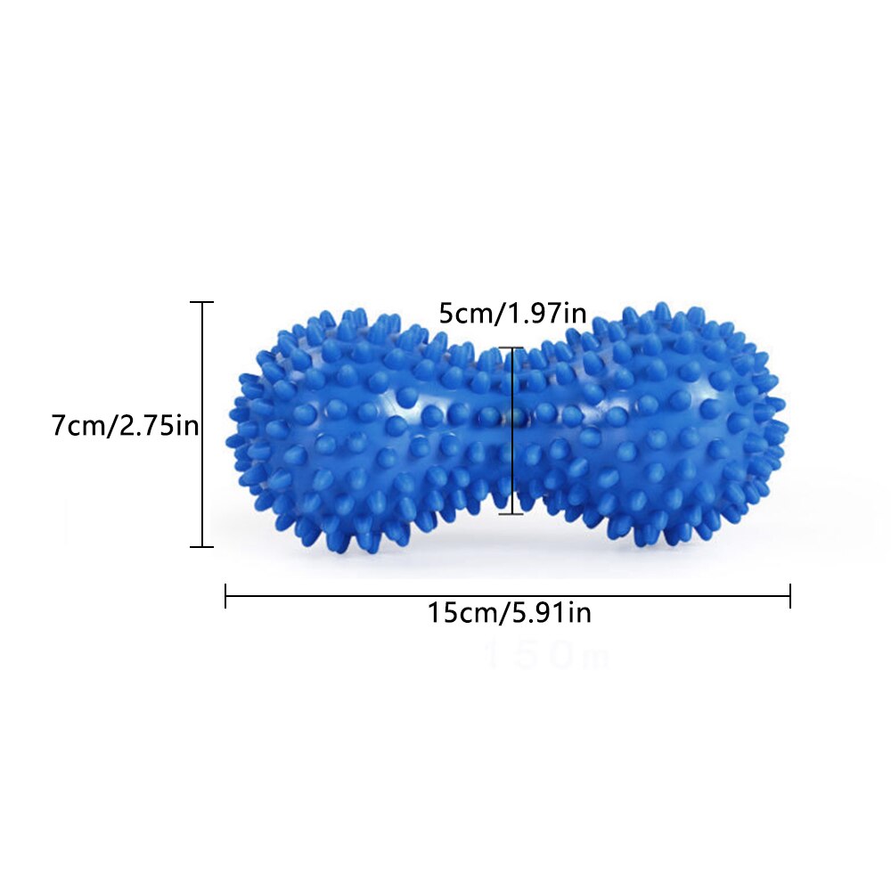 Peanut Massage Ball Spiky Trigger Point Relief Muscle Pain Stress Sensory Ball Therapy Health Care Gym Muscle Relex Apparatus