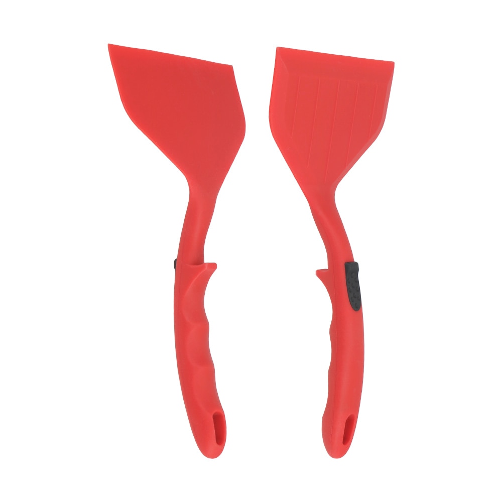 Kitchen Cooking Tool Pizza Shovel Frying Pan Food Lifters Cooking Utensils Non-stick Silicone Turner Beef Egg Scraper