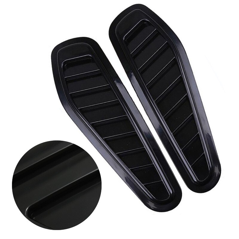 Cover Sticker 2pcs/set Car Decorative Air Flow Intake Bonnet Universal Parts Engine Useful
