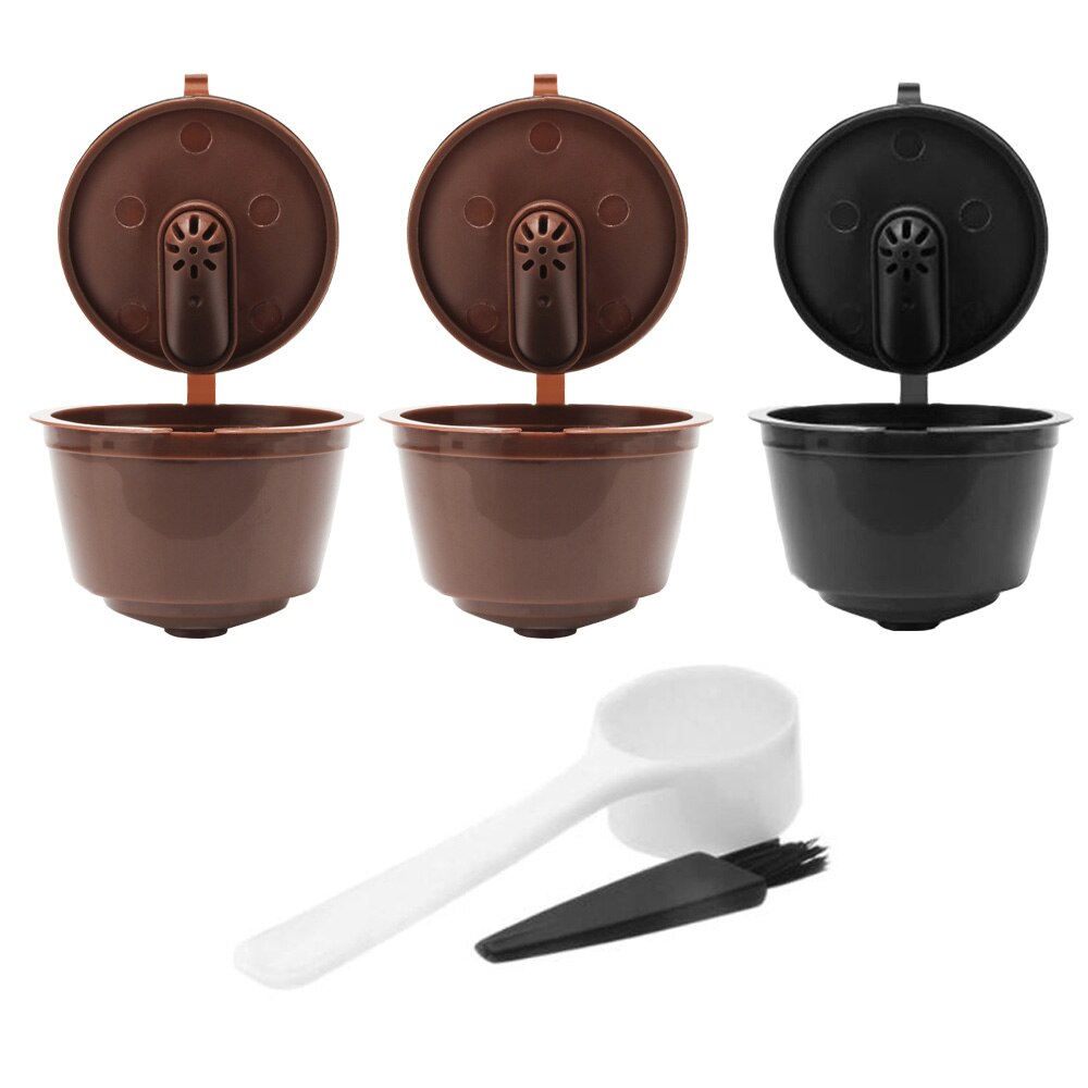 3rd återanvändbara dolce gusto kaffekapslar för kaffe dolcegusto nescafe-maskin återanvändbara dulce gusto kaffefilter: 3 st mix 01