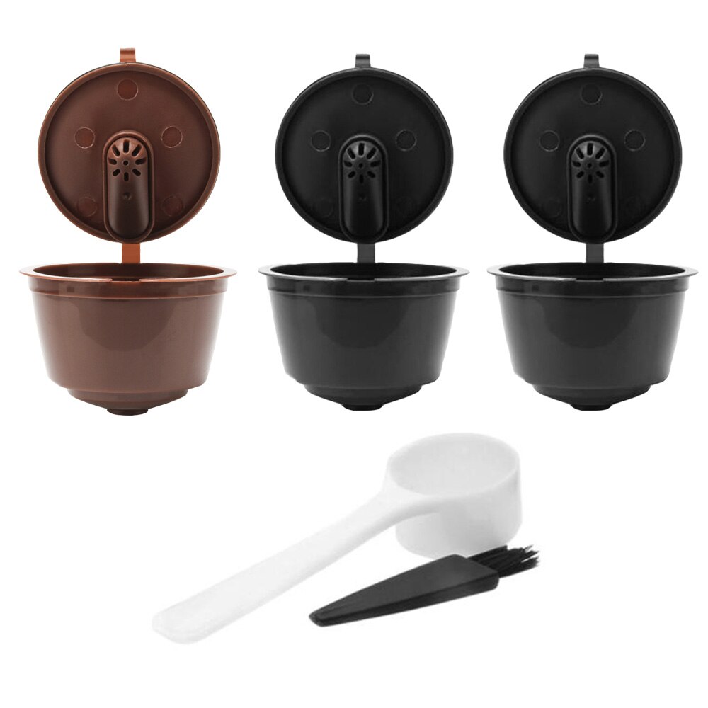 3rd återanvändbara dolce gusto kaffekapslar för kaffe dolcegusto nescafe-maskin återanvändbara dulce gusto kaffefilter: 3 st mix 02