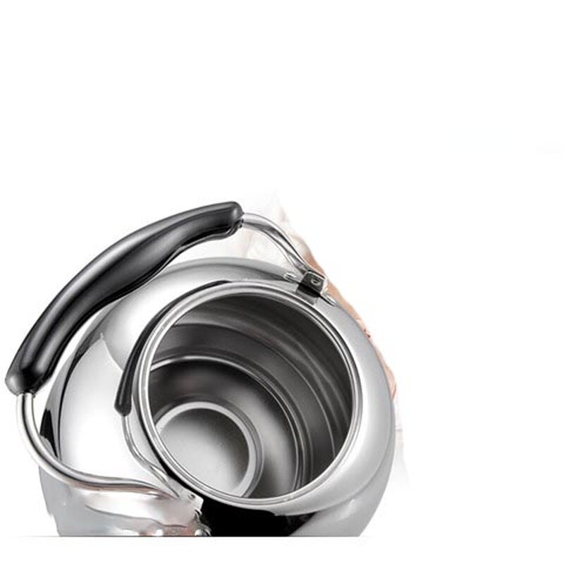 Tyk fødevaregodkendt kedel i rustfrit stål gas gas fløjte kedel induktionskomfur stor kapacitet kedel camping elkedel