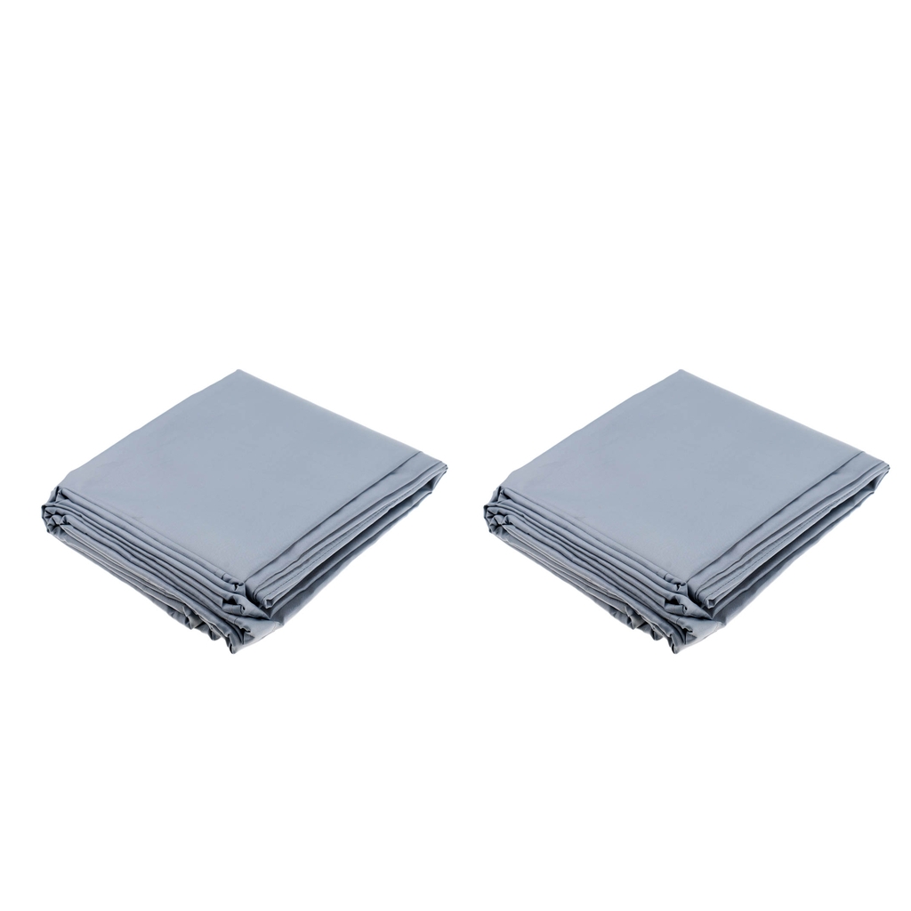 2 Pieces Outboard Motor Boat Engine Protector Cover 63x35x52cm&amp;48x27x37cm