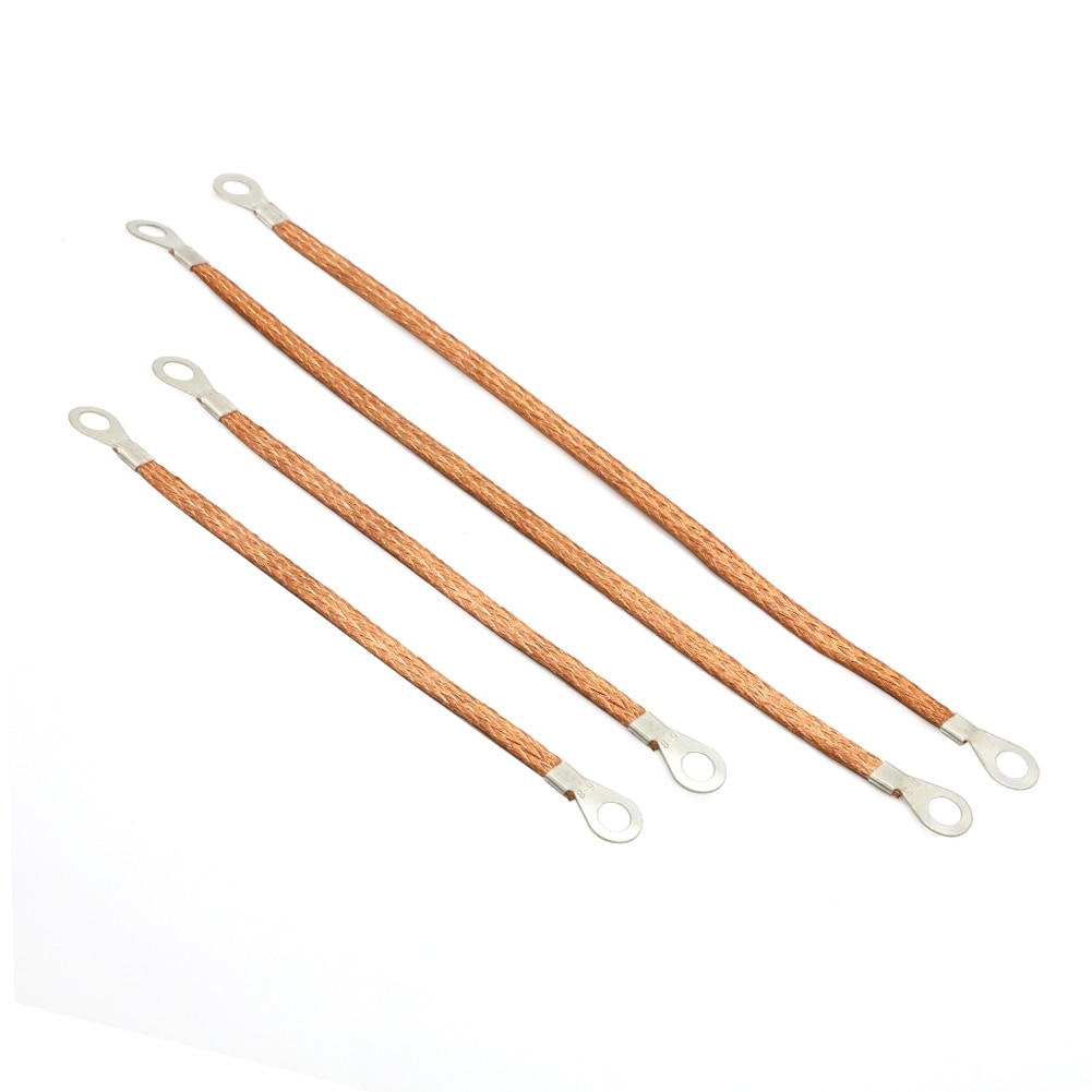 4 Piece Engine Ground Strap CABLE FIREWALL Cars Truck Replacement