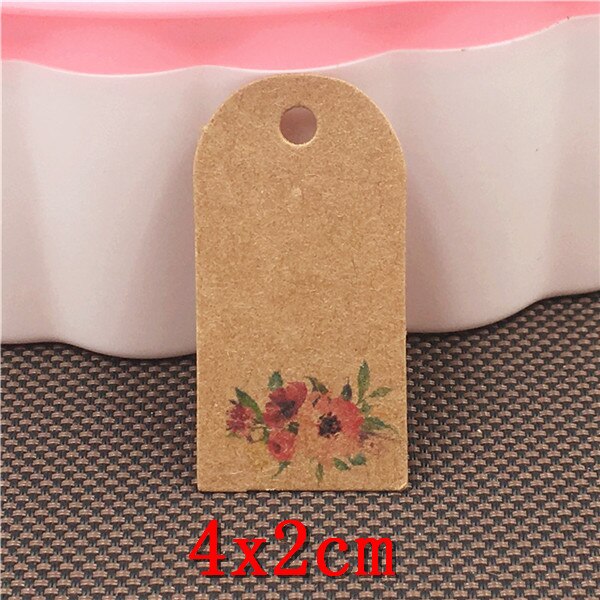 Étiquette de prix de gâteau 4x2cm 100 pièces | Petite carte accrochable à motifs multiples, Mini belles notes de mariage, cuisson du pain,: c14