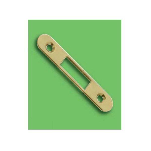 Cerradura AGB 700,07 para bordes deslizantes redondos de acero chapado en latón