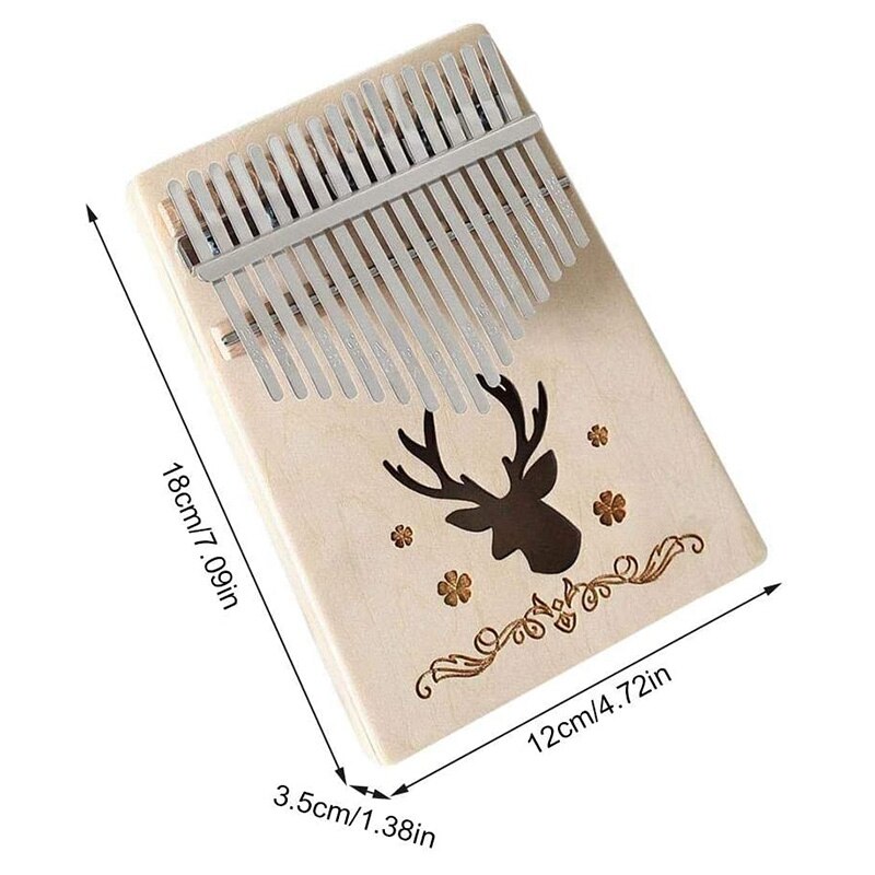 Daumen Klavier Kalimba Klavier 17 Schlüssel Kalimba Daumen Klavier mit stimmen Hammer Lagerung Tasche für freundlicher Erwachsene Anfänger