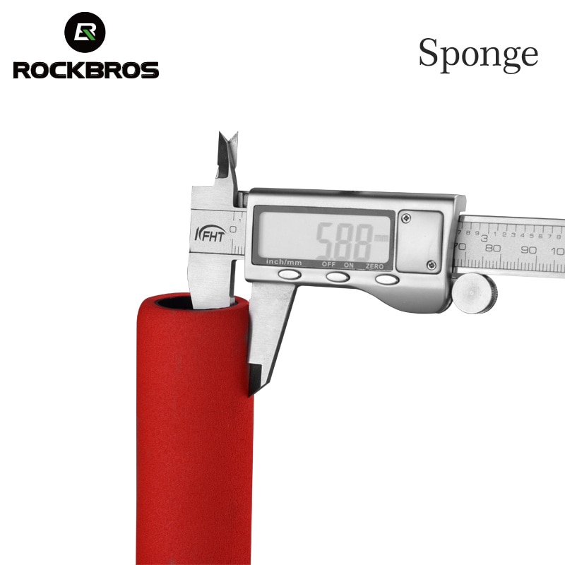 Rockbros bike grips mtb silikon svamp styre sykkel grep manopole mtb grips sykkel tilbehør 2 stiler 4 farger