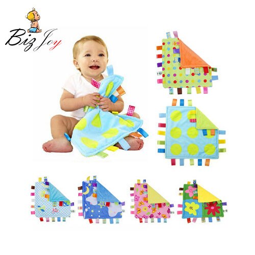 30*30cm Baby Beschwichtigen Handtuch Made Baby Glücklich Ruhe Tücher Baby Handtuch Puppe Handtuch Decke Niedliche Puppe Plüsch spielzeug Krippe Kinderwagen Spielen