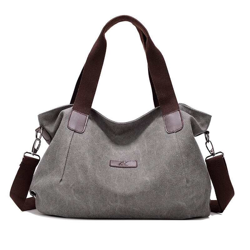 Canvas Tassen Voor Vrouwen Mode Graffit Toevallige Handtas Grote Capaciteit Canvas Schoudertas Crossbody Tassen 2022 Sac A Main muje: Gray2