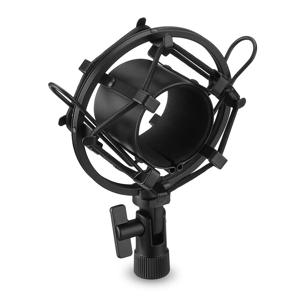 Microfoon Shock Mount Zwart Metalen Houder Clip Stand Voor Studio Opname