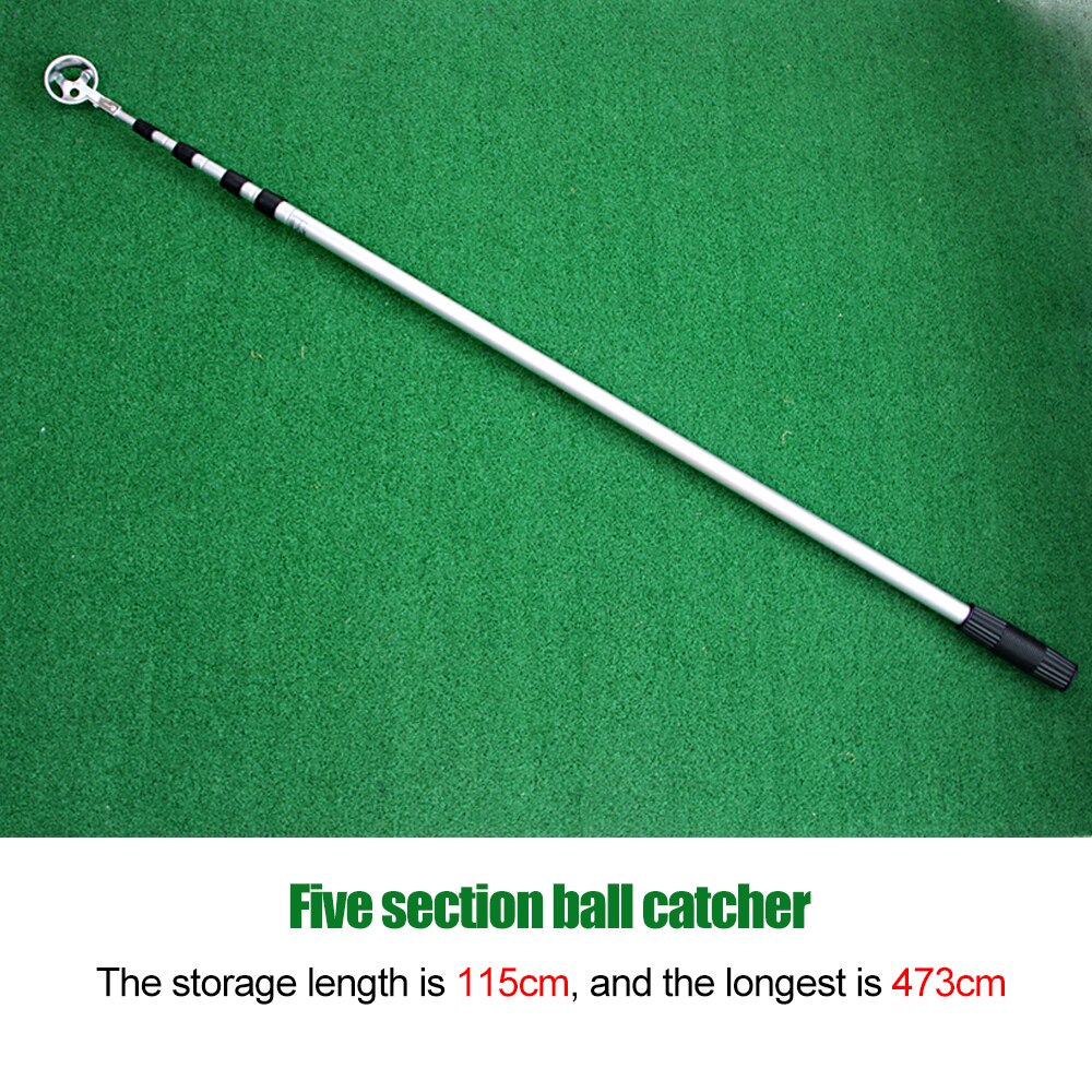 Golf Ball Retriever, Aluminum alloy Telescopic Extendable Golf Ball Retriever for Water Golf Ball Pick Up Retriever Golf: 473cm (15.5ft)