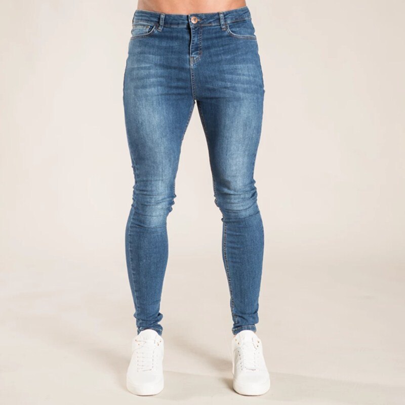 Jeans skinny déchirés 3xl taille pour hommes, style hip-hop décontracté, pantalon en jean extensible, peinture mendiant, grande taille