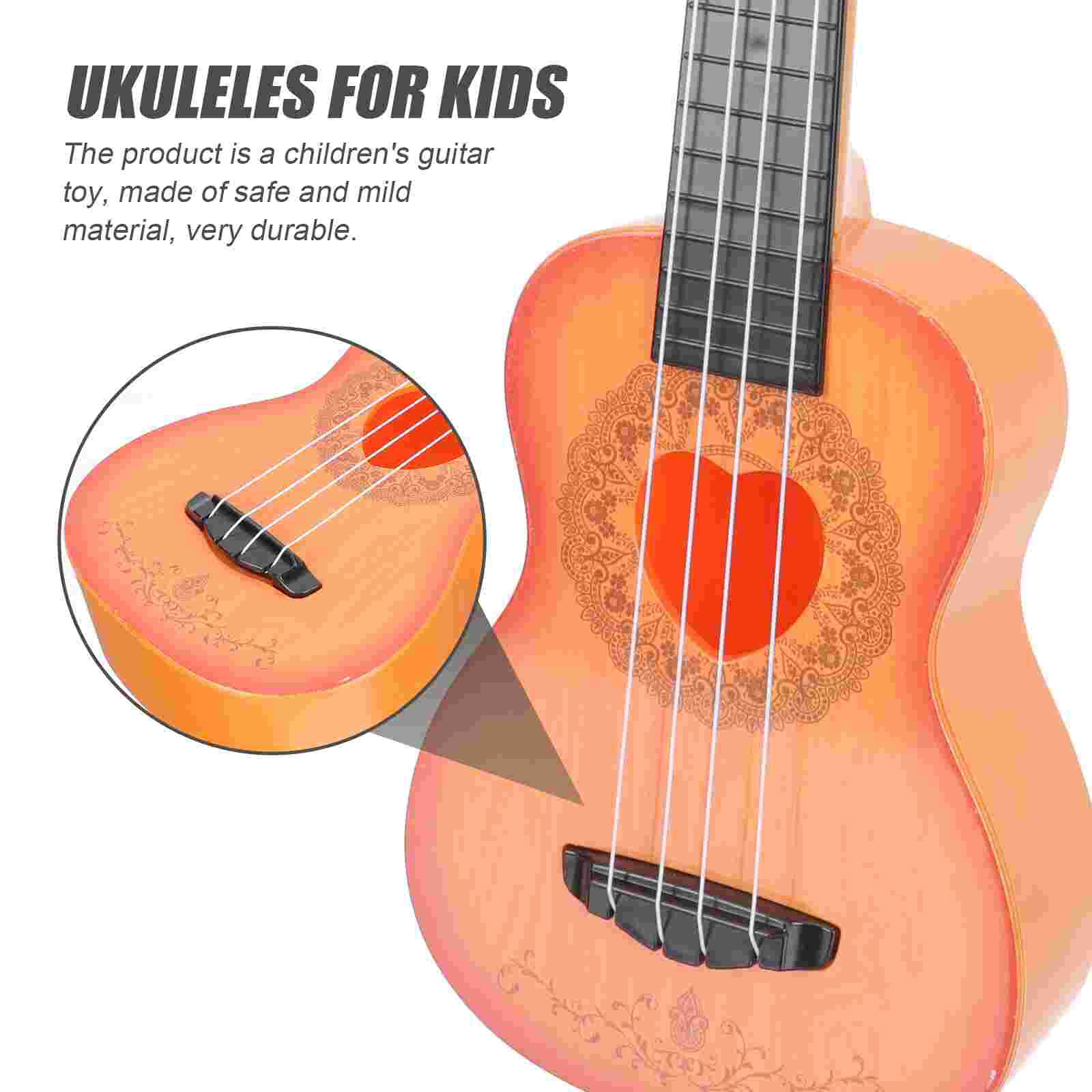Early Educational Ukulele Small Guitar for Children Portable Ukulele Plaything