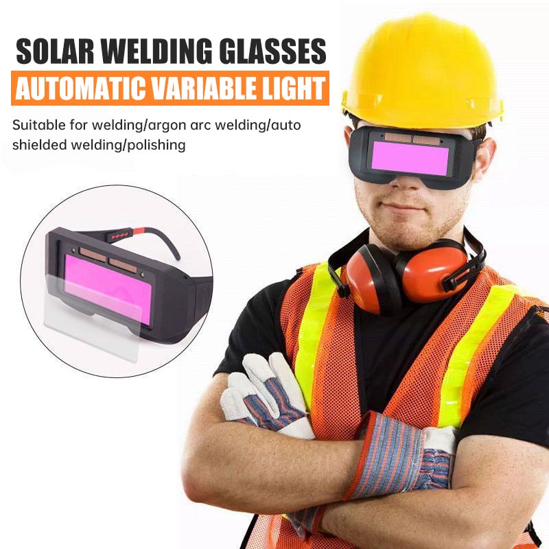UV Welding Glasses Auto-darkening Automatic Dimming Welding Helmets Solar Goggles Special Safety Protection For Welding Worker