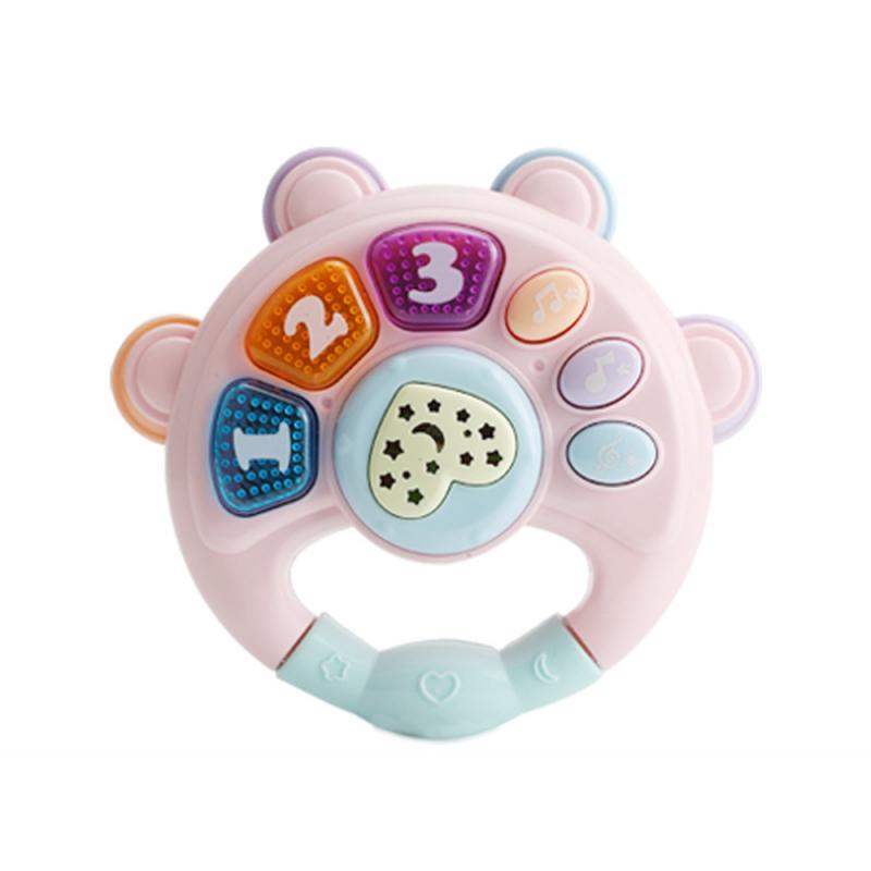 0-3 Jaar Oude Kinderen Muziek Beat Drum Machine Licht Projectie Puzzel Vroege Onderwijs Wijsheid Bell Muziek Verlichting speelgoed: 10