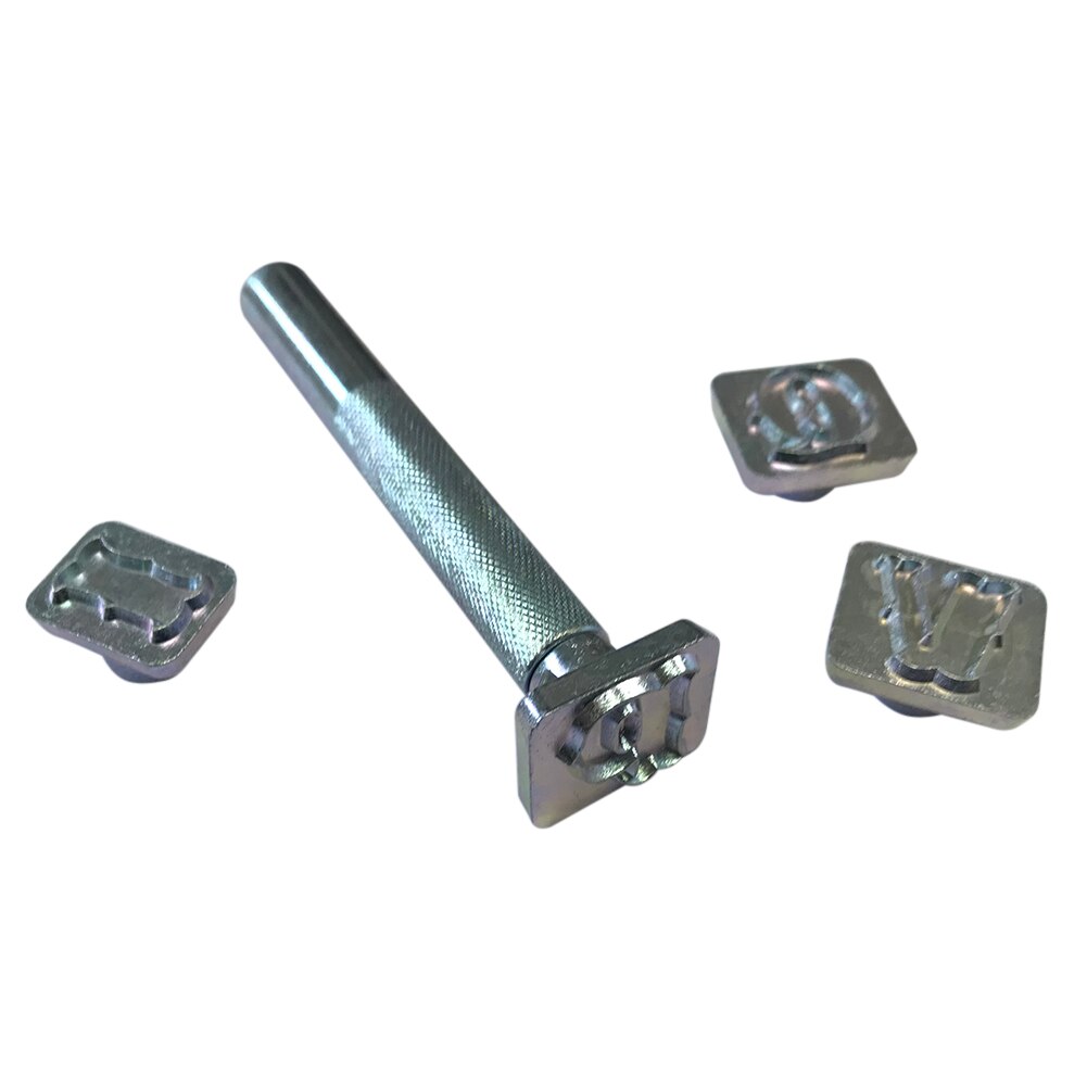 juego de alfabeto de Arte de cuero tallado en , sello de letras hecho a mano, herramientas portátiles duraderas de Metal DIY SMD66