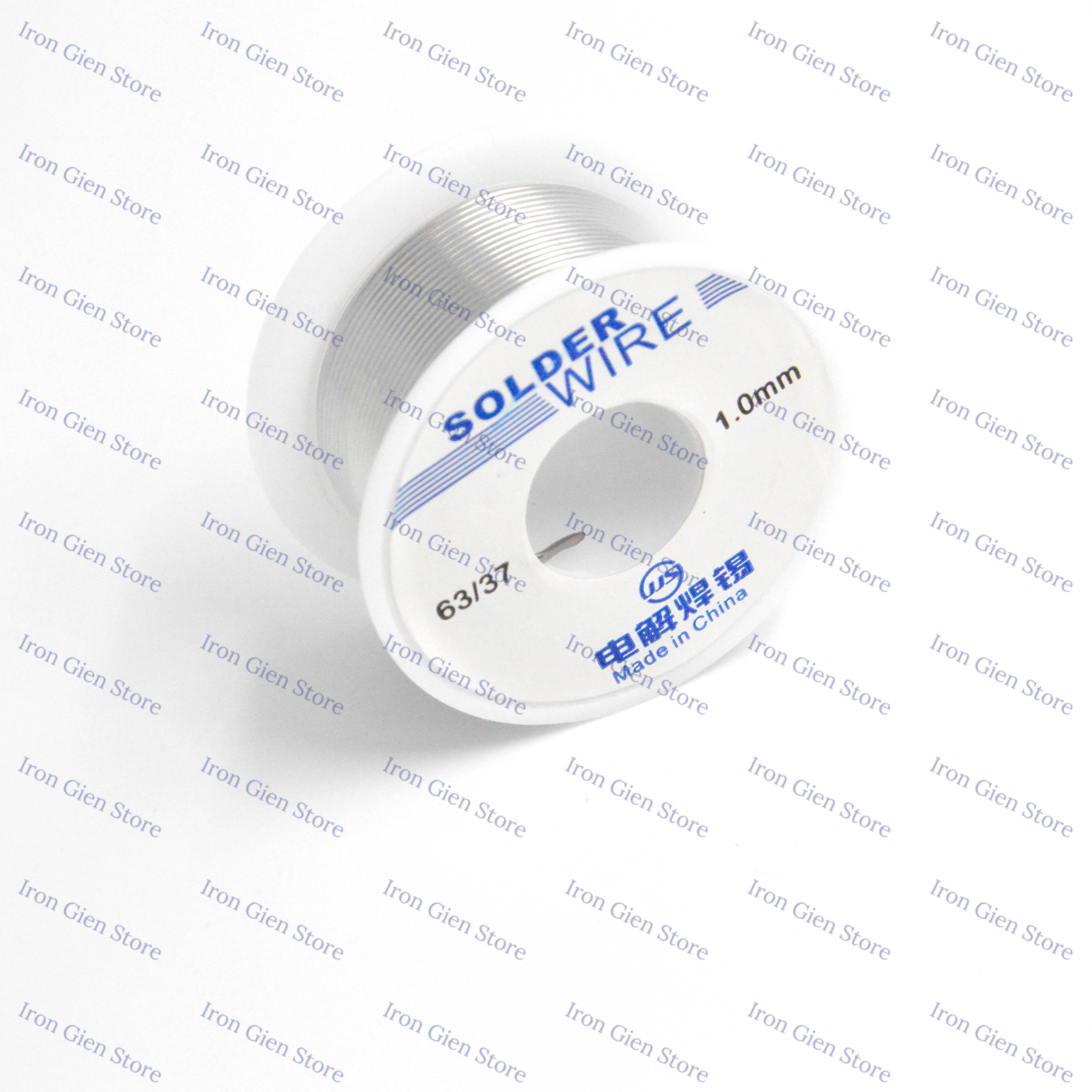 Electric Soldering Iron Kit 60W 220V EU Plus Adjustable Temperature For Rework Repair Tools With Tin Solder Wire 5 Welding Tips: Welding Wire