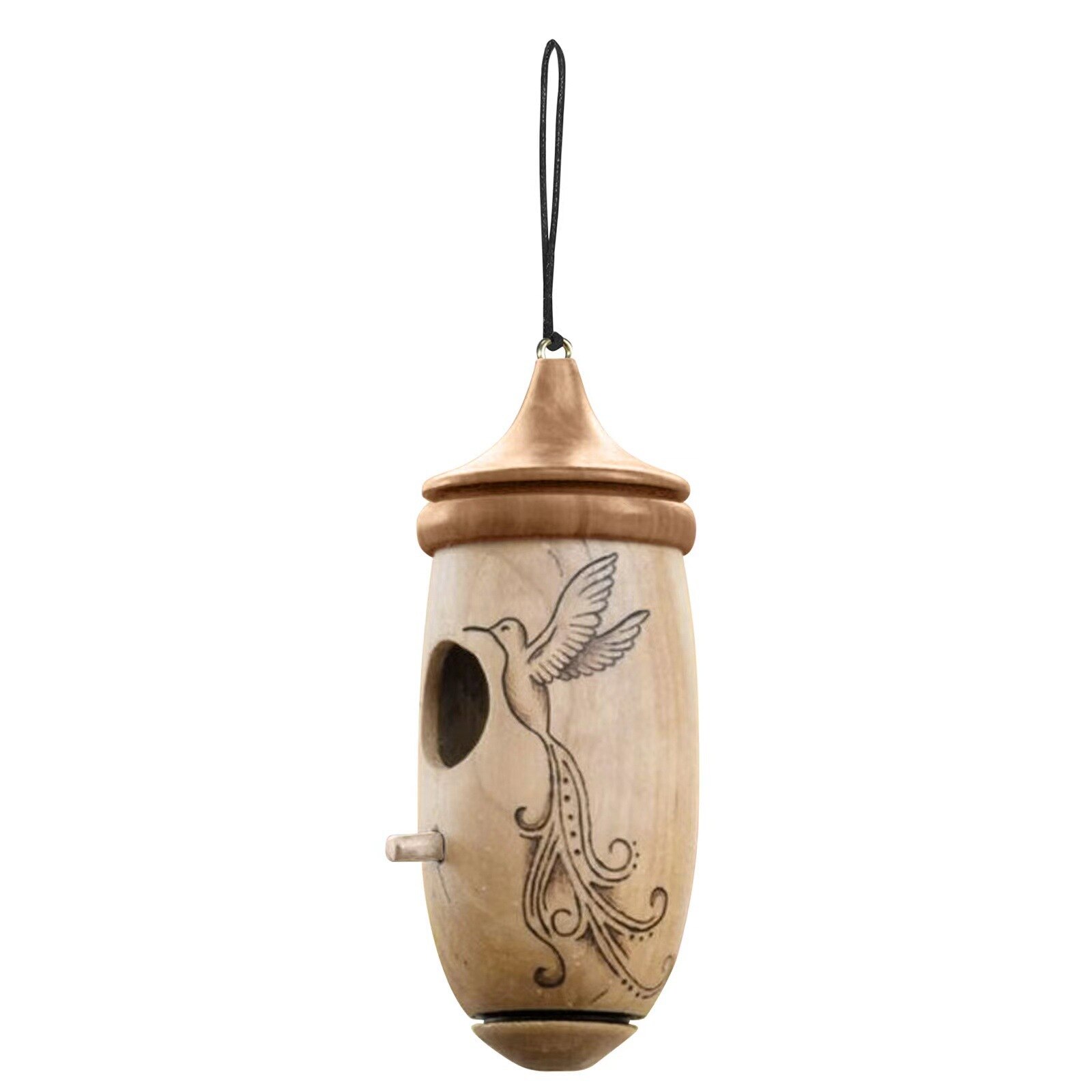 Mode Buiten Houten Hummingbird Huis Opknoping Swing Hummingbird Voor Winterkoninkje Swallow Sparrow Huizen Hummingbird: E