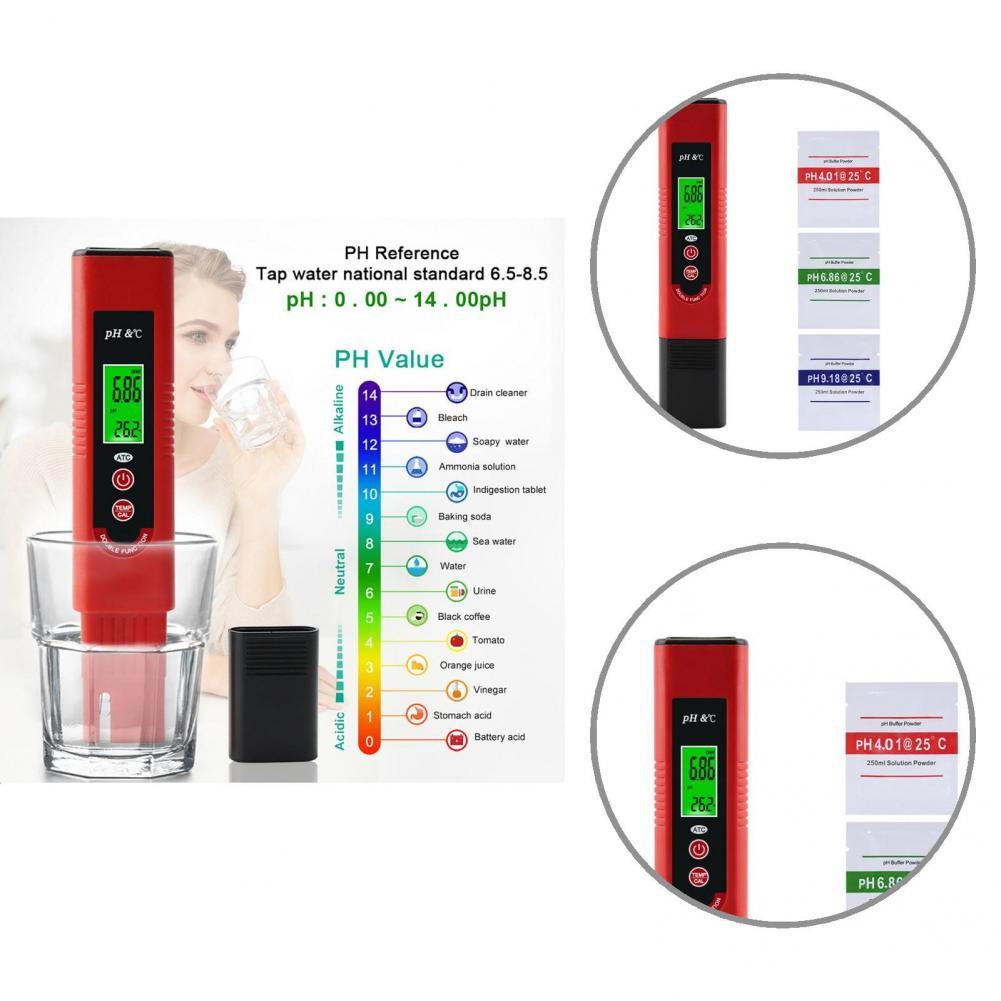 Useful PH Meter Protective Cover Convenient to Read Plastic Practical Water Tester