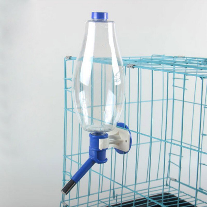 500/1000 ML para mascotas alimentador automático de agua potable comederos para cachorro de perro gato mascota jaula colgante de: L / 1000ML