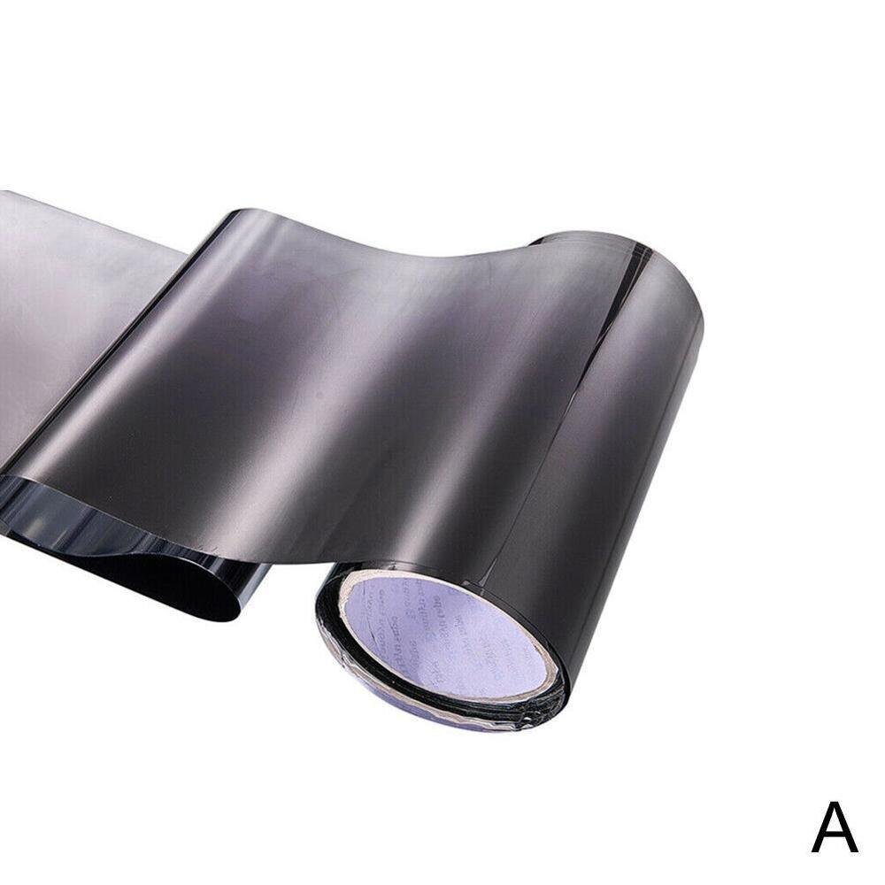 Auto voorruit zonneklep bescherming schaduw sticker zonwerende folie vizier isolatie 150 x 20cm warmte strip raam  f1 e 1: Zwart