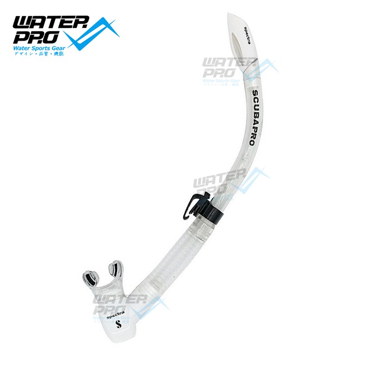 Scubapro SPECTRA SNORKEL - SEMI DRY: Clear White