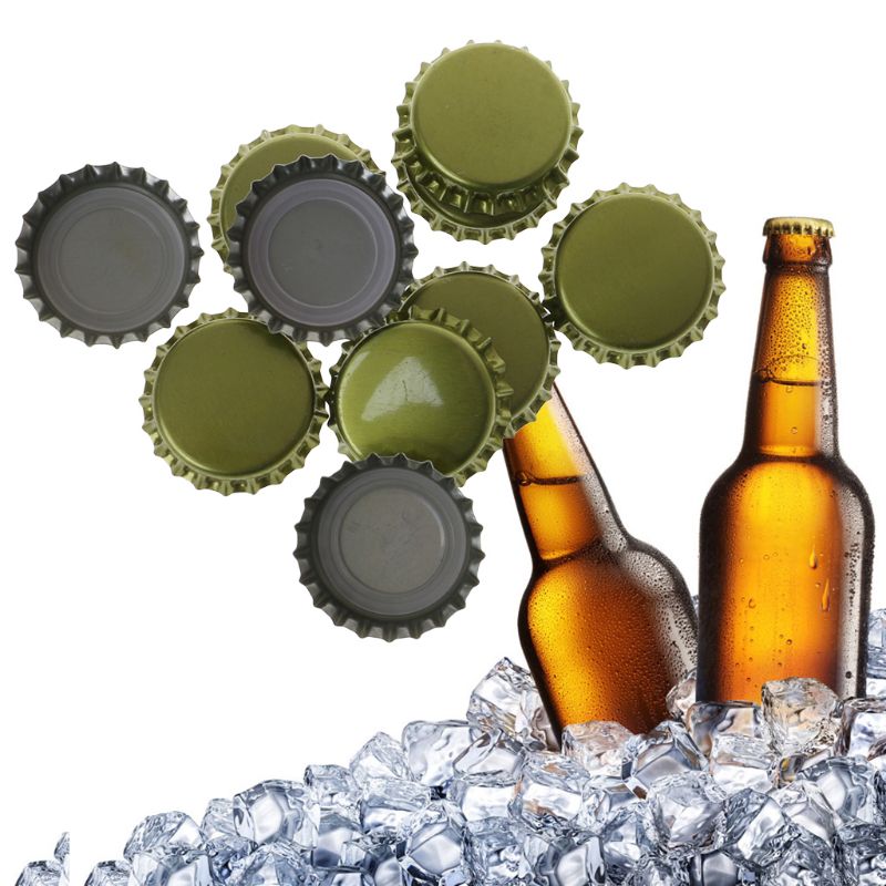 10 stks/zak Metalen Bierfles Caps Cover Voor Homebrew DIY Thuis Bar Tool Nuttig