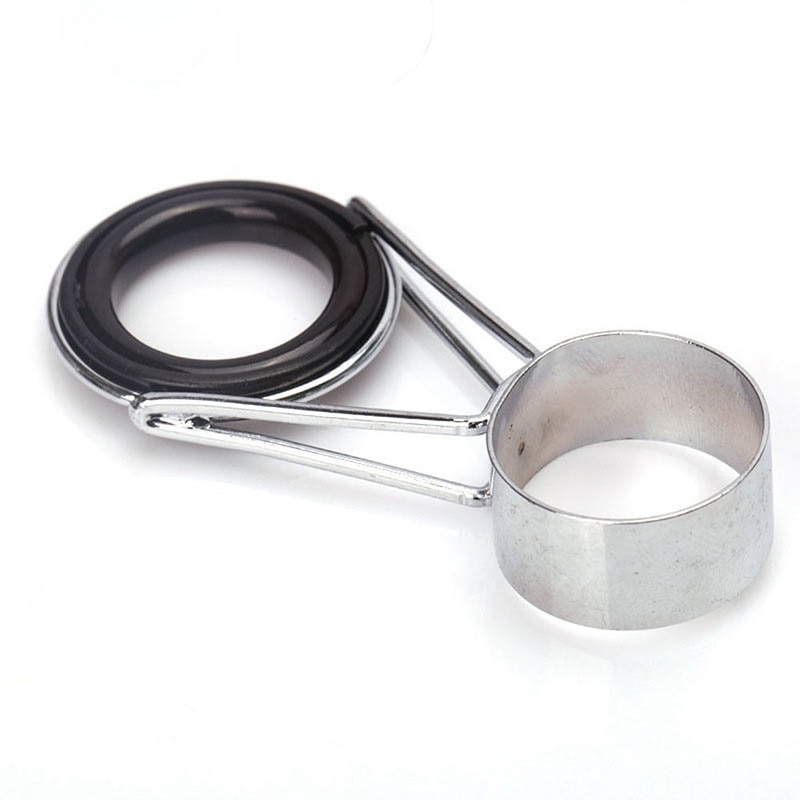 7Pcs Fishing Rod Guides Tip 7 Sizes Telescopic Tip Repair Kit Line Rings Eyes Set