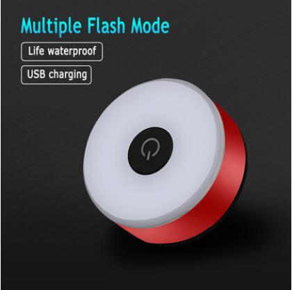 Mini Fiets Achterlicht Fiets Achterlicht Achterlicht USB Oplaadbare Zaklamp Veiligheid Waarschuwingslichten Fietsen Accessoire Rode Kleur: Rood