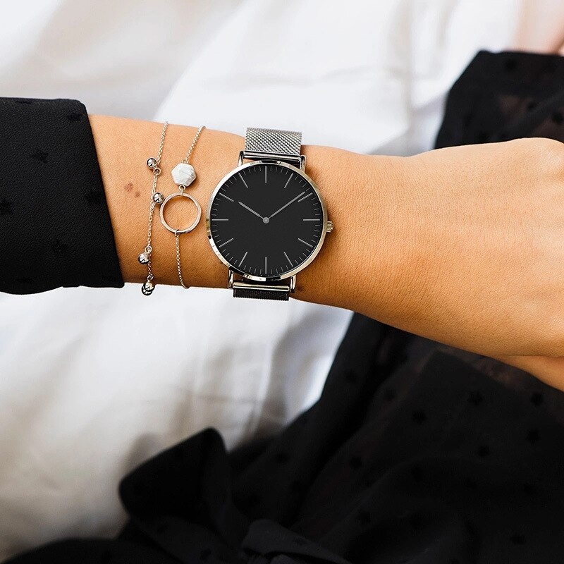 1PC Luxe Rose Gouden Horloge Vrouwen Armband Horloges Dames Casual Quartz Horloge Staal Dameshorloge Montre Femme Relogio