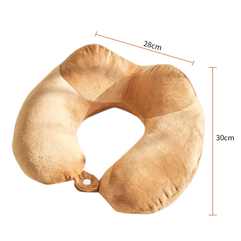 Reisen Kopfkissen Pro Flugzeug Wagen Sekretariat Super Leicht tragbar Plüsch- U geformt Nacken Kopfkissen Schlaf mit Nein Nacken Schmerzen Pro Heimat