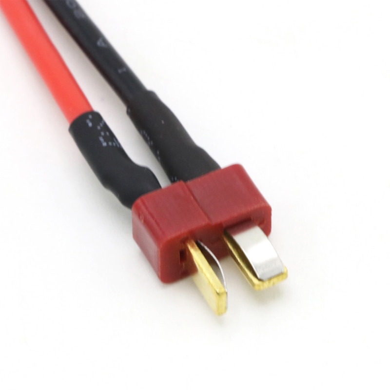 Enchufe macho hembra T XT60, conector con cable de silicona de 100mm 14AWG iMax b6, accesorio para carga de batería Lipo/ni-cd RC